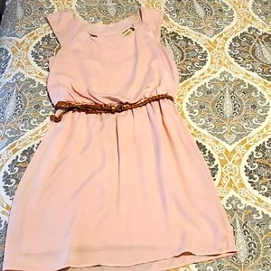 Light Pink Dress with Belt